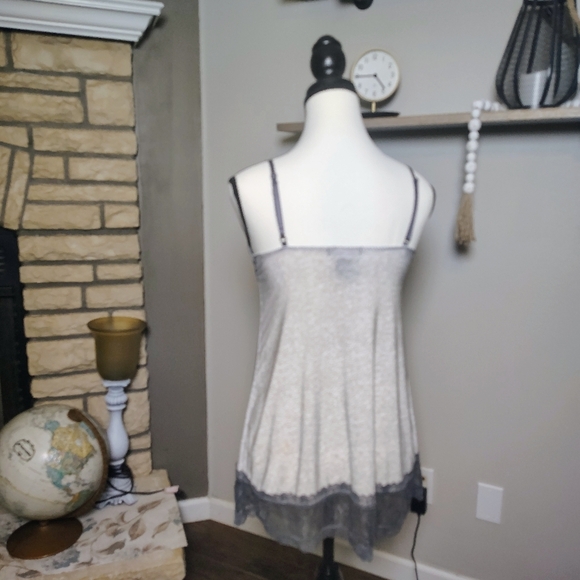 Nanette Lepore Charcoal and Light Gray Chemise - Picture 2 of 3